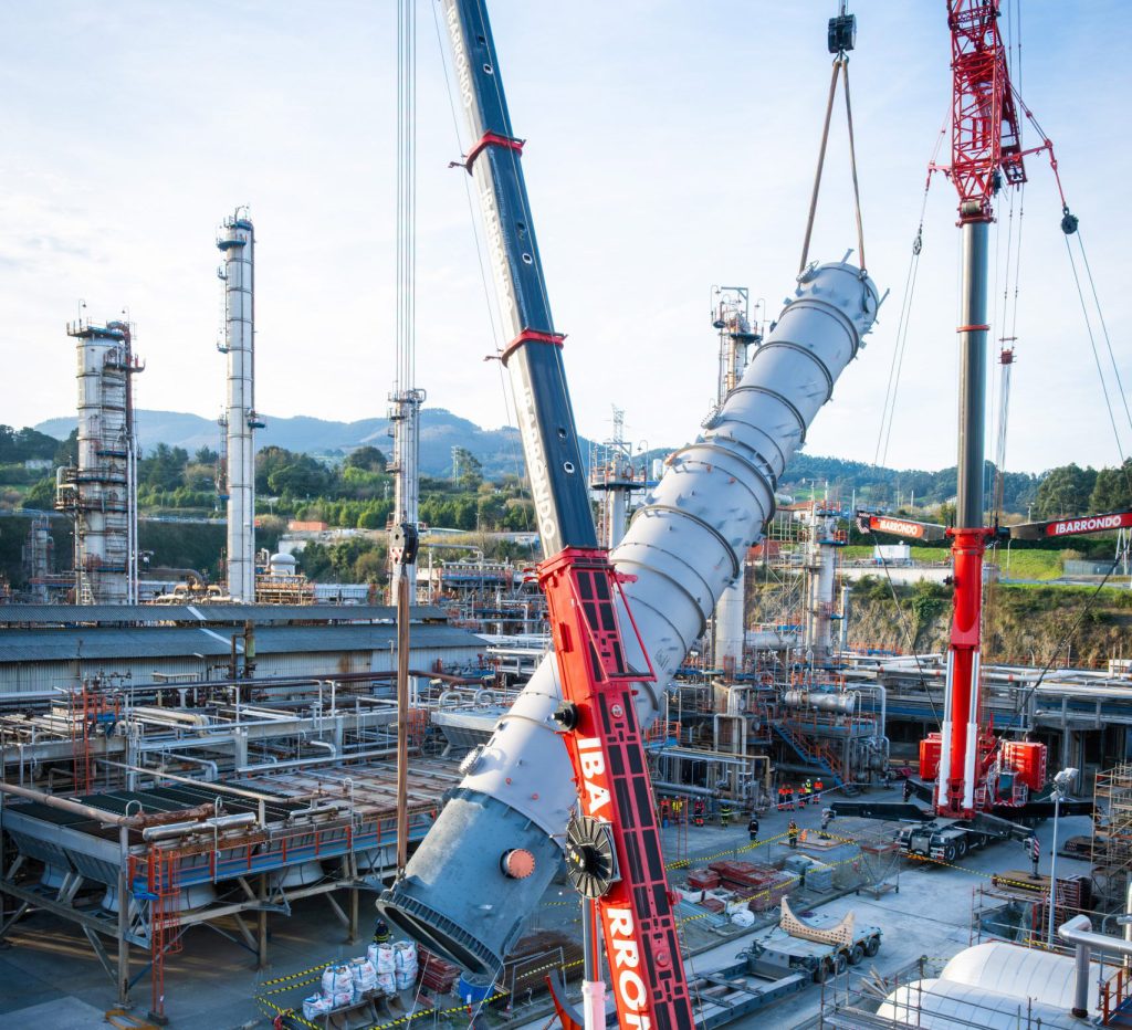 Nueva Torre Preflash en la Unidad de Crudo 1 en PETRONOR